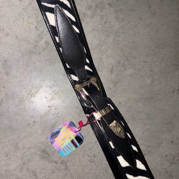 Vintage Zebra Belt 33-36" - Picture 3 of 5